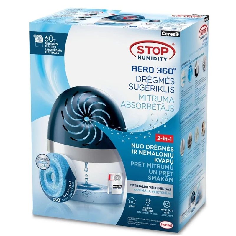 Mitruma absorbētājs aero 360° device 450