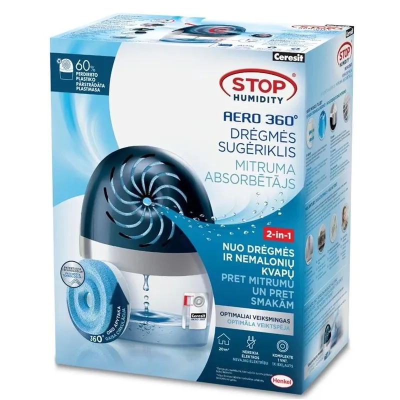 Mitruma uzsūcējs Ceresit, neitrāla, 20 m², 450 g