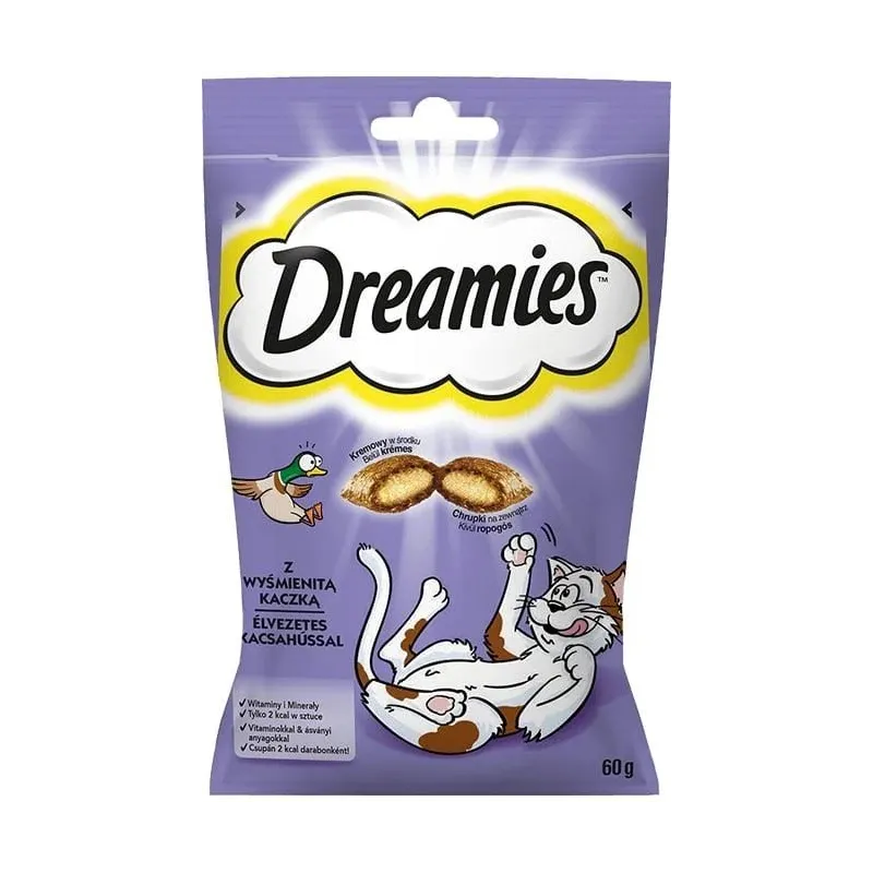 Kārumi kaķiem Dreamies Snacks, pīles gaļa, 0.06 kg