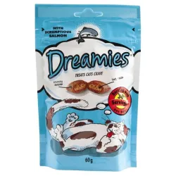 Kassimaius Dreamies Snacks, lõhe, 0.06 kg