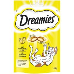 Skanėstai katėms Dreamies su sūriu. 60 g