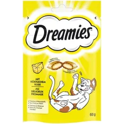 Лакомство для кошек Dreamies Snacks, сыр, 0.06 кг