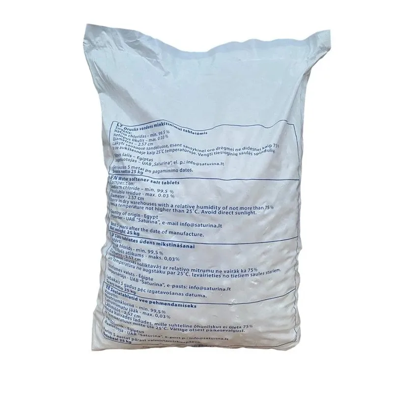 Vandenį minkštinanti druska, tabletėmis ASOO, 25 kg, vandens minkštinimui