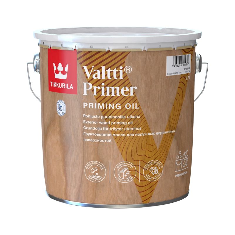Apsauginė medienos priemonė „valtti primer“ ,2.7 l,