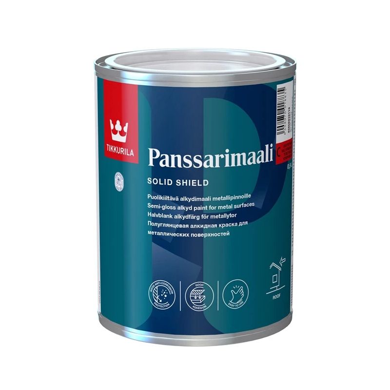 Krāsa jumtiem panssarimaali 0.9l c-bāze