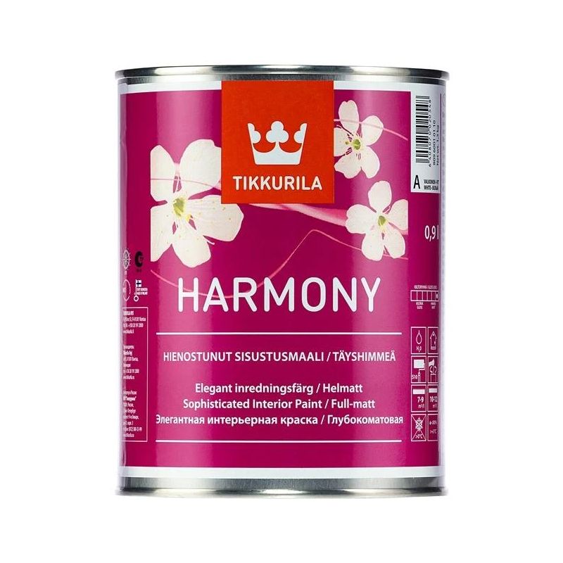 Krāsa sienām un griestiem harmony a 0.9l