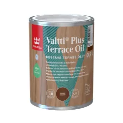 Eļļa terases Tikkurila Valtti Plus Terrace Oil. brūna. 0.9 l