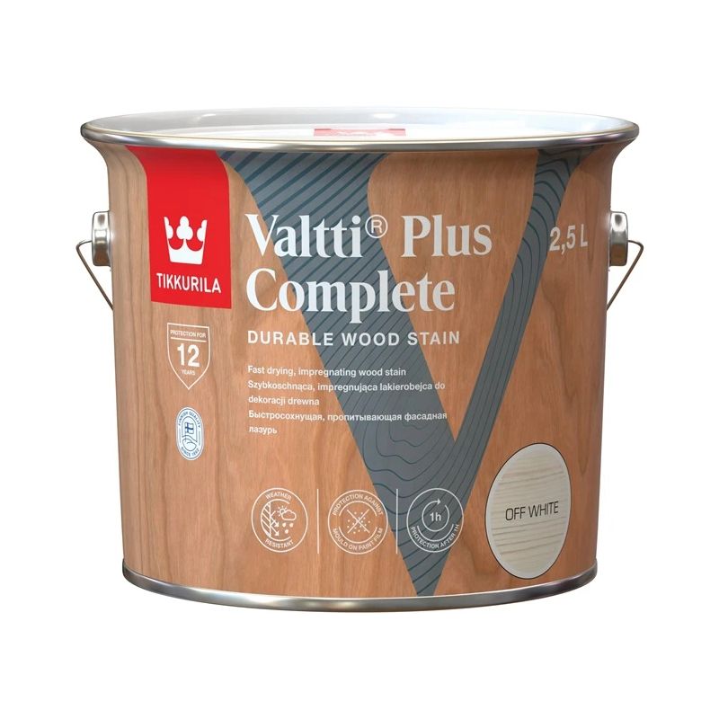 Impregnantas Tikkurila Valtti Plus Complete. balkšva 2.5l