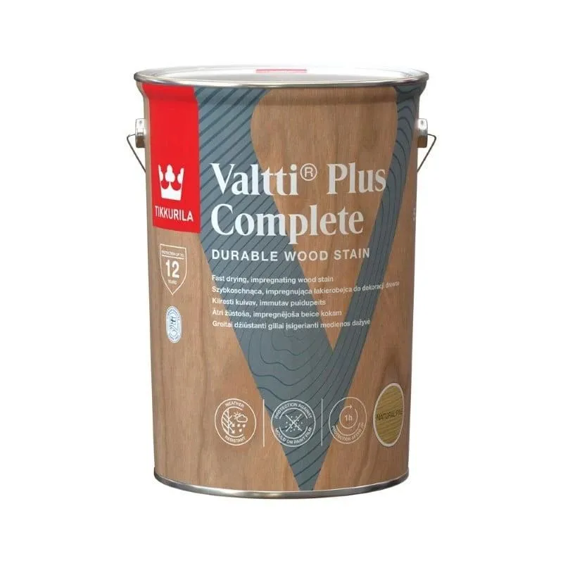 Koksnes impregnants Tikkurila Valtti Plus Complete, priede, 5 l