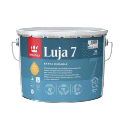Sienu krāsa Tikkurila Luja. balta. 9 l