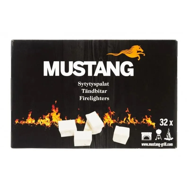 Iedegšanas ierīce, balta krās. Mustang 008392, 280 g, 32 gab.
