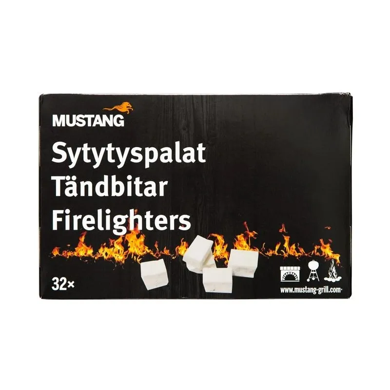 Iedegšanas ierīce, balta krās. Mustang 008392, 280 g, 32 gab.