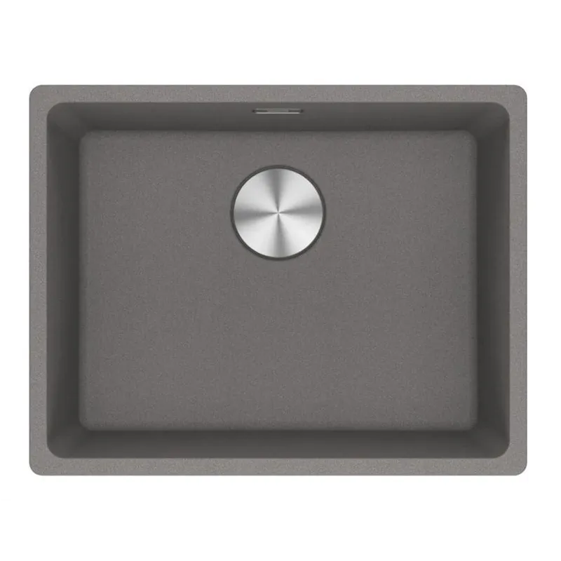 Virtuves izlietne Franke Maris 125.0683.181, granīts, 52 cm x 43.3 cm x 20 cm, akmens pelēka