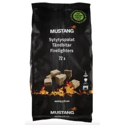 Süütetabletid, pruun v. Mustang Lighting Cubes Eco, 72 tk