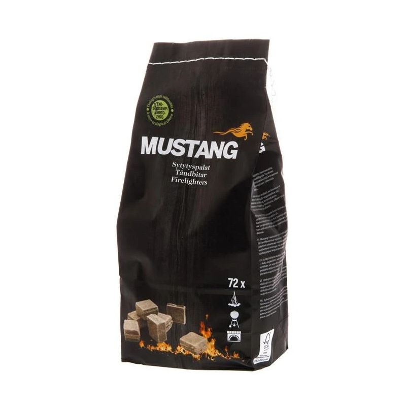 Iekurs kubiciņos MUSTANG eko 72 gab