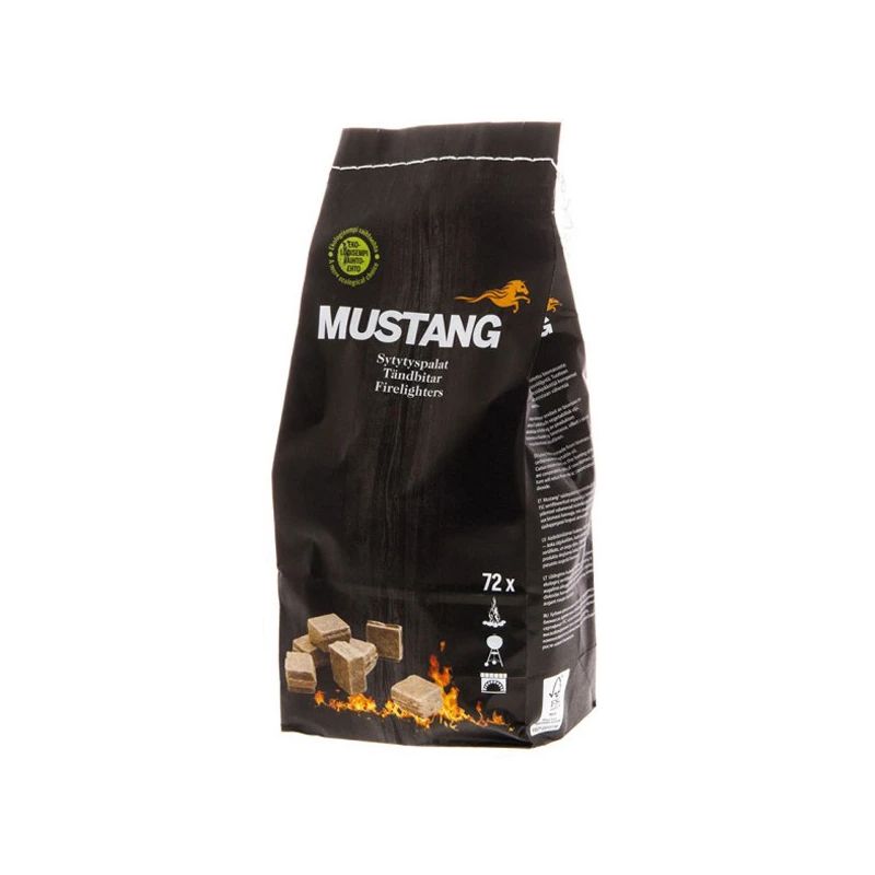 Iekurs kubiciņos MUSTANG eko 72 gab