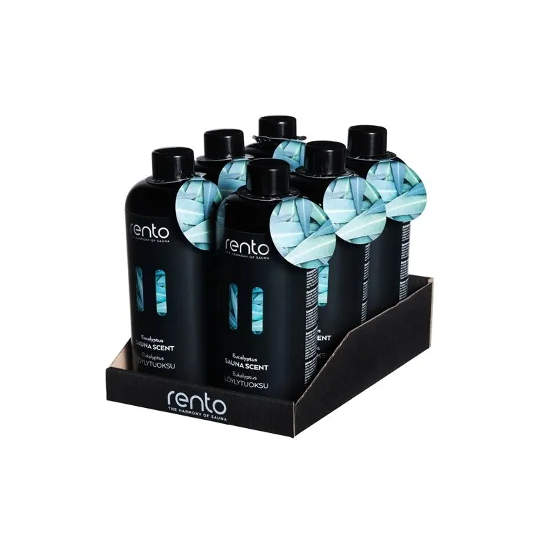 Saunas aromāts Rento EUKALIPTO, 400 ml Melna krās.-Zaļa krās.