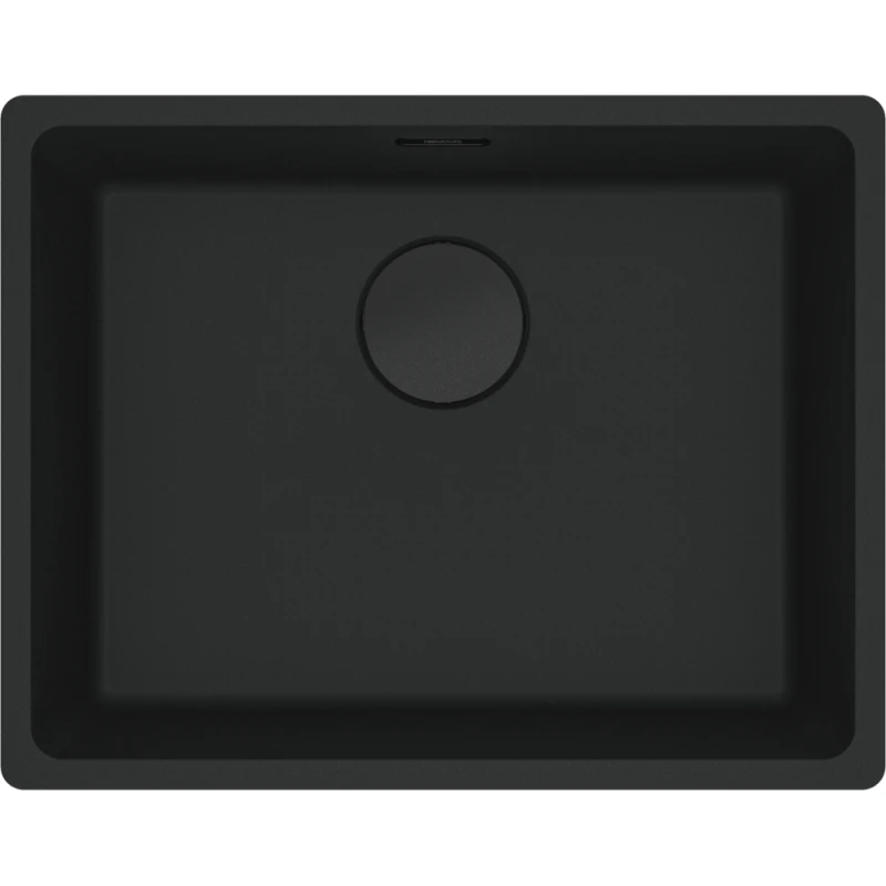 Virtuves izlietne Franke Maris 125.0683.234, granīts, 55.3 cm x 43.3 cm x 20 cm, matēta melna krās.