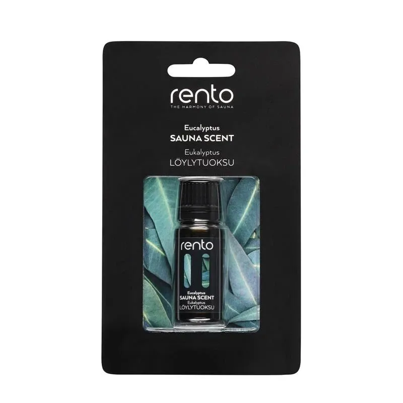 Saunas aromāts Rento EUCALYPTUS, 10 ml Melna krās.-Zaļa krās.