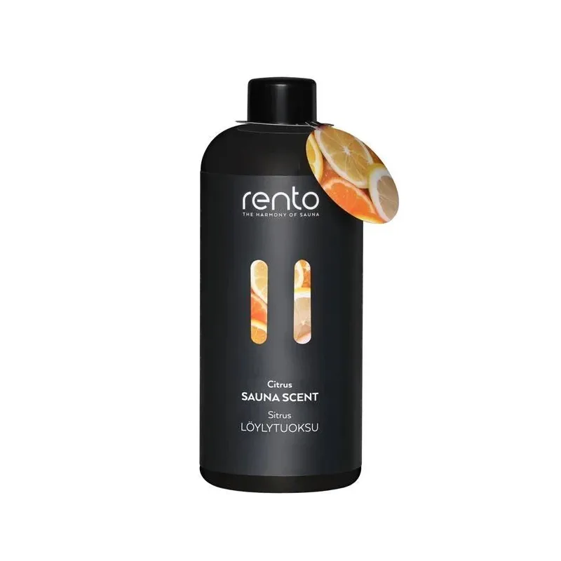 Saunas aromāts Rento CITRUS, 400 ml Melna krās.-Dzeltena krās.-Oranža krās.