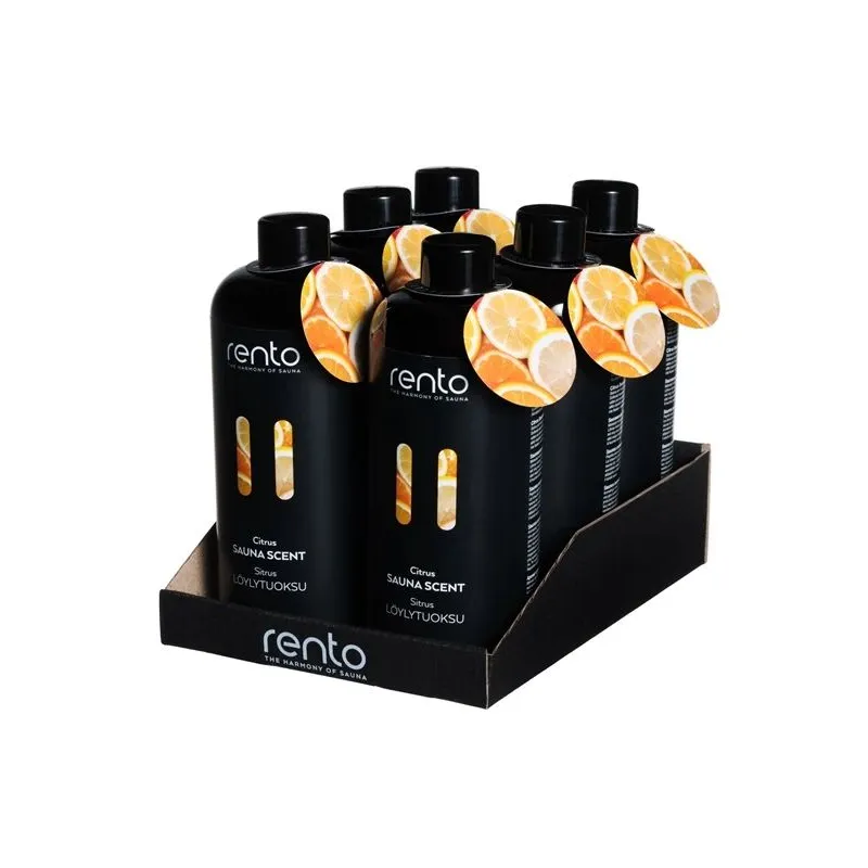 Pirties kvapas Rento CITRUS, 400 ml Juoda sp.-Geltona sp.-Oranžinė sp.