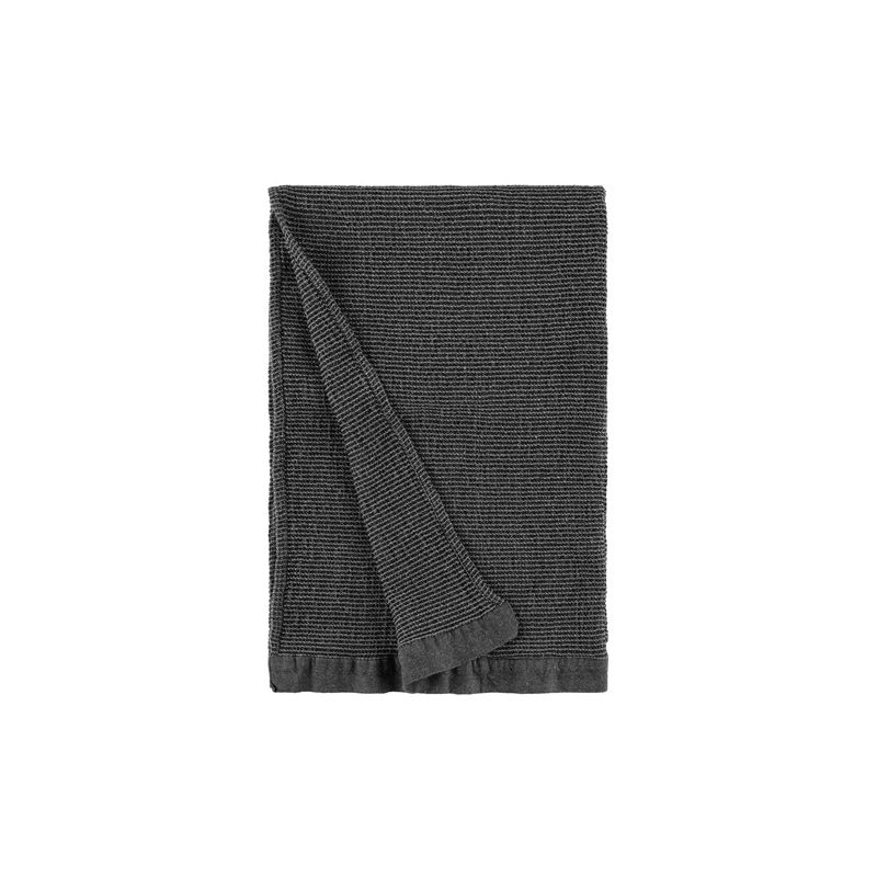 Sauna dvielis Rento Kenno.180 x 90 cm. melna-pelēka