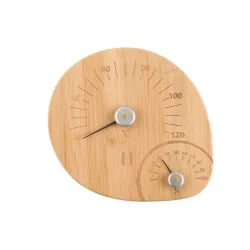 Rento sauna thermometer hygrometer bambo