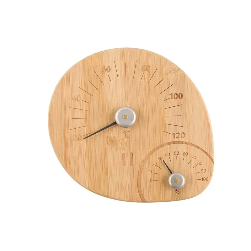 Rento sauna thermometer hygrometer bambo