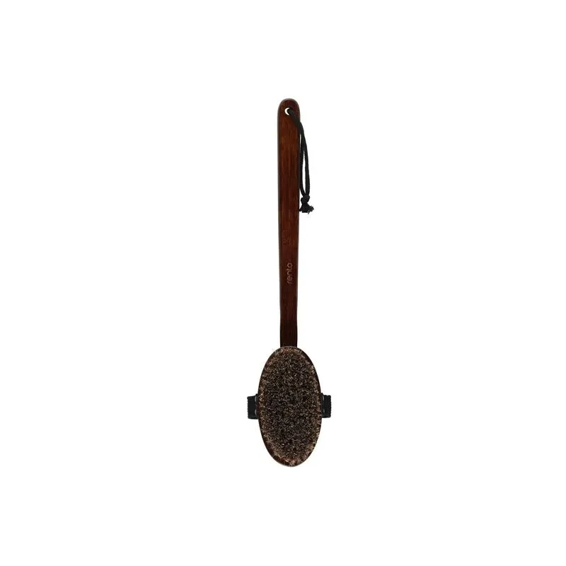 Pirts birste Rento Dark bamboo, bambuss, 42 x 8 cm, brūna