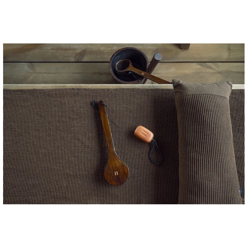 Pirts birste RENTO. Tumšs bambuss