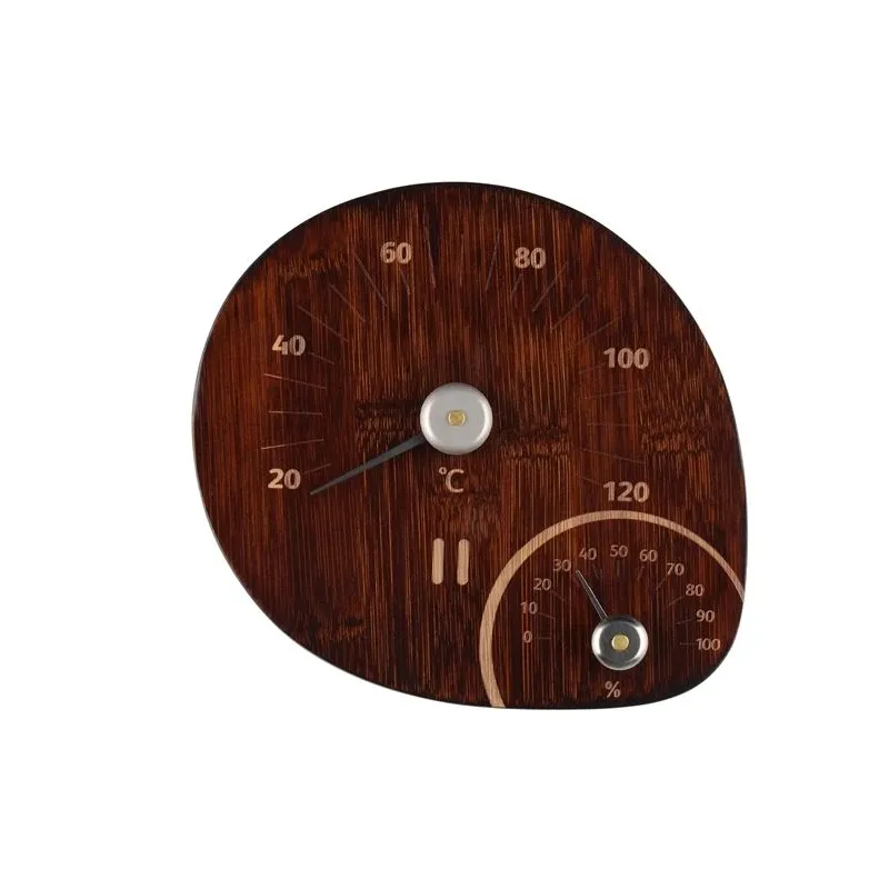 Pirts termometrs ar mitruma mērītāju Rento, brūna