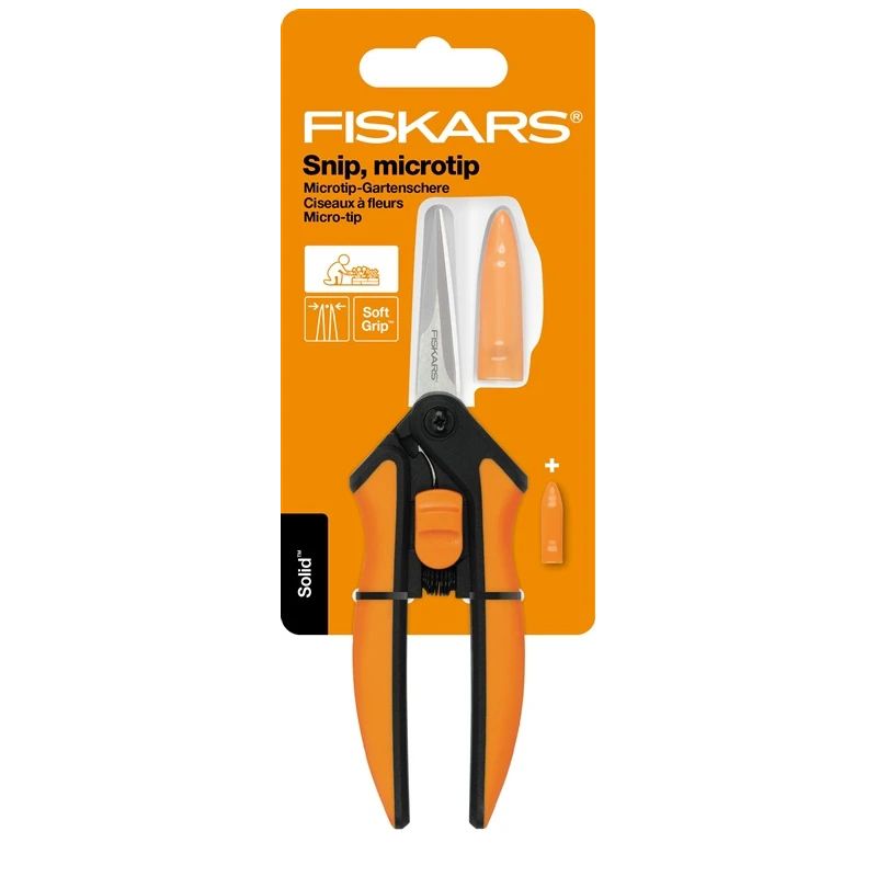 Dārza šķēres Fiskars Solid Microtip SP13, 140 mm