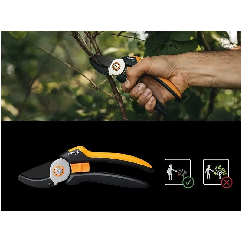 Sekatorius sausoms šakoms Fiskars Single Step 1057165, 18.7 cm