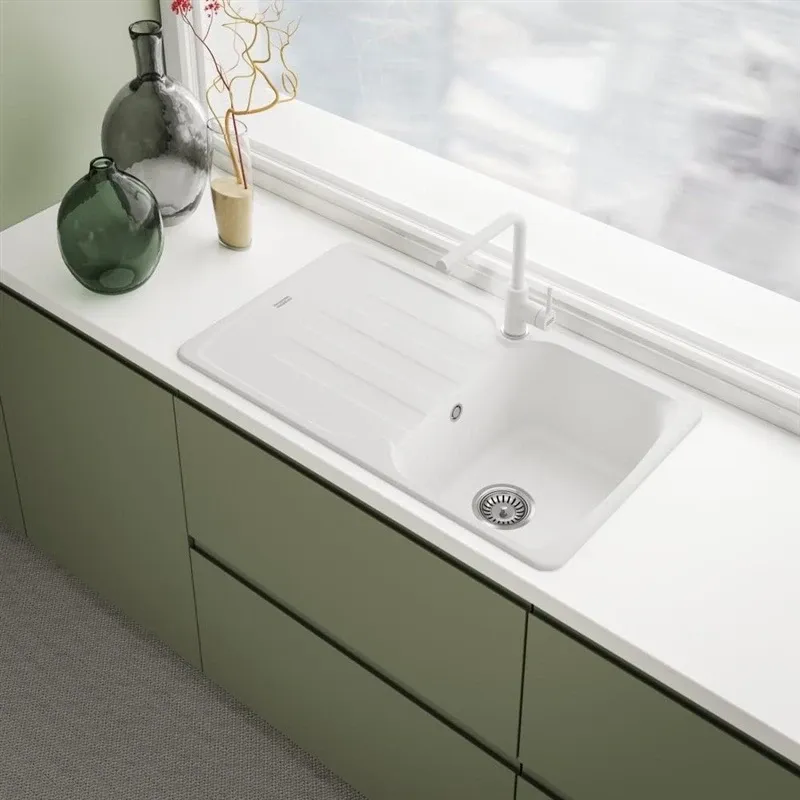 Virtuves jaucējkrāns Franke Lina L, balta