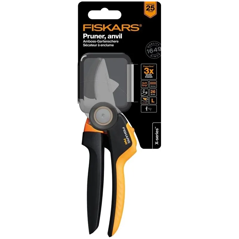 Grieznes zaļie zari Fiskars PowerGear 1057174, 28.5 cm