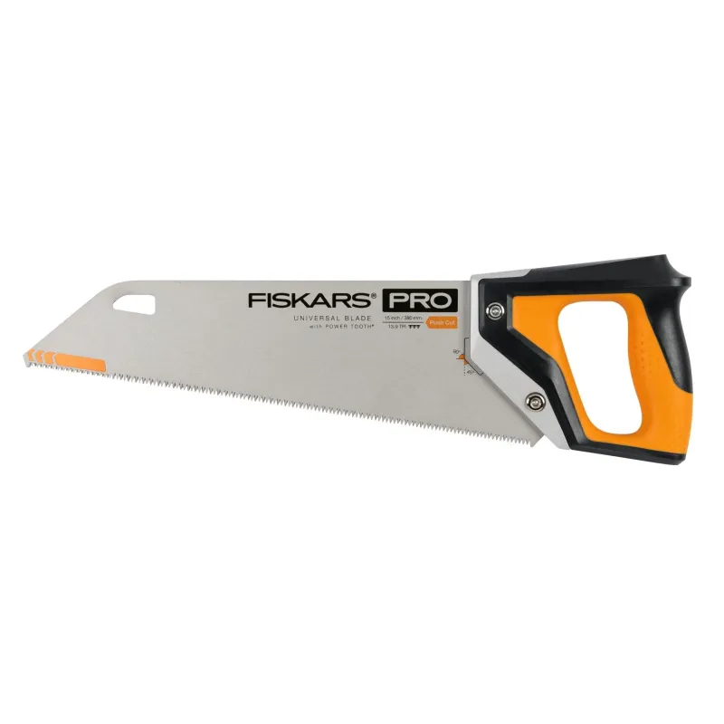 Rokas zāģis kokam Fiskars 1062930, koks, polivinilhlorīds ,pvc,, lamināts, 380 mm