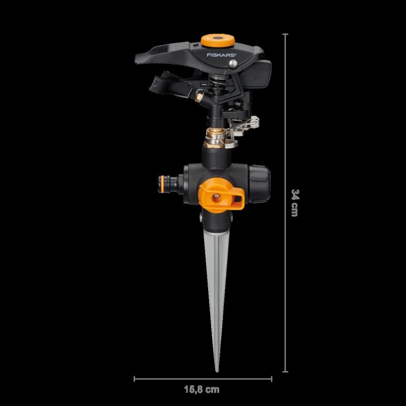 Impulsa smidzinātājs iedurams zemē ar ON-OFF vārstu