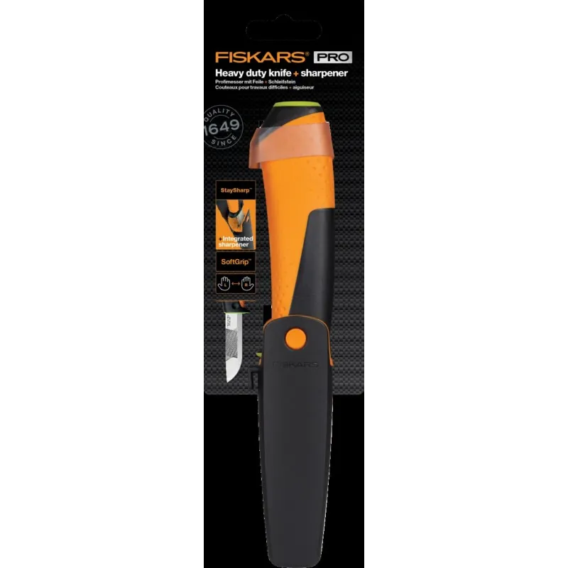 Nazis Fiskars Universal Knife 1023619, 21.9 cm, plastmasa-nerūsējošais tērauds, 1 gab.