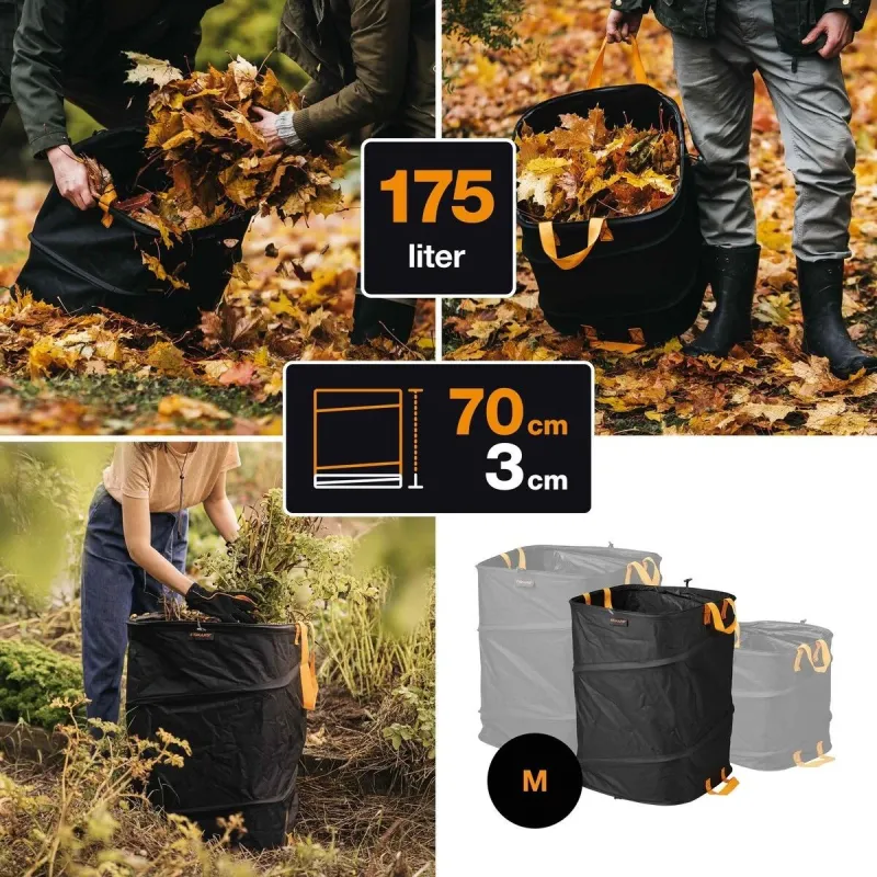 Atkritumu maisi Fiskars, 175 l