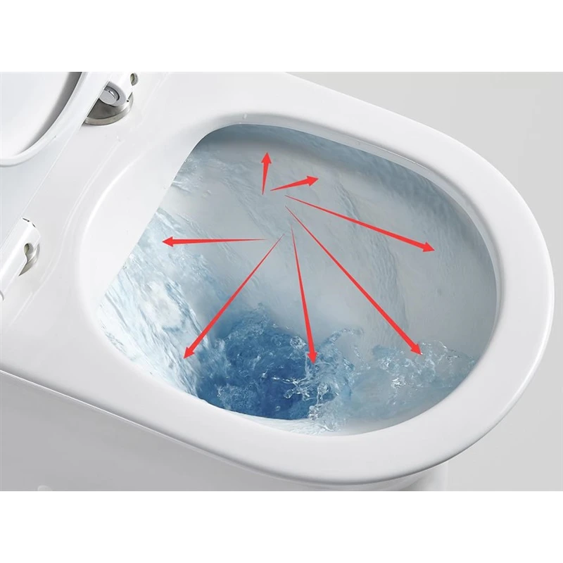 Tualetes pods ar vāku DOMOLETTI MT121B, 390 × 650 mm