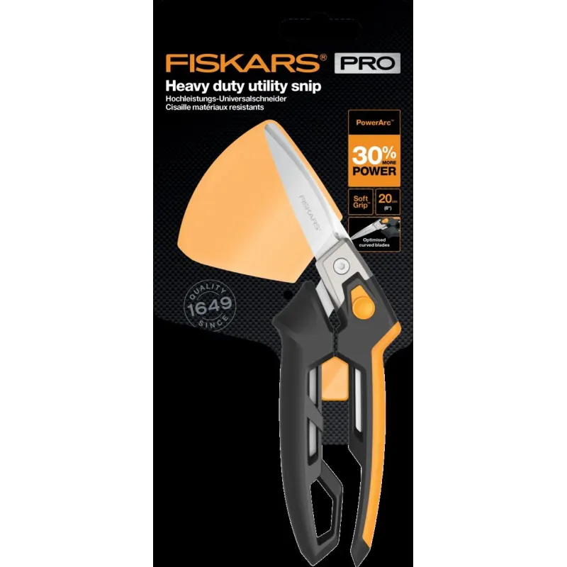 Käärid Fiskars 1027206, parem-vasak-sirge lõikus, 210 mm
