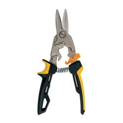 Fiskars PowerGear Aviation skārda šķēres, taisnais grieziens 252 mm ,1027207,