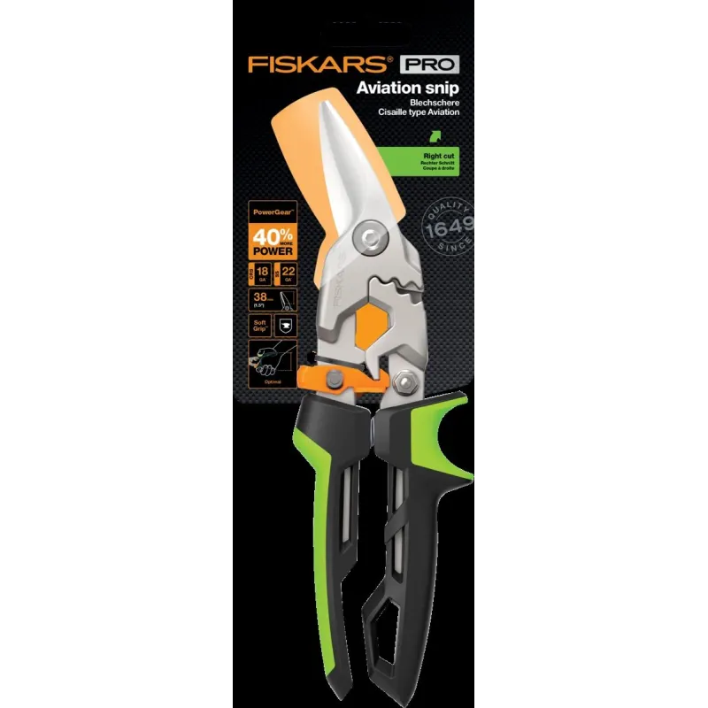 Šķēres skārda labās powergear 1027208