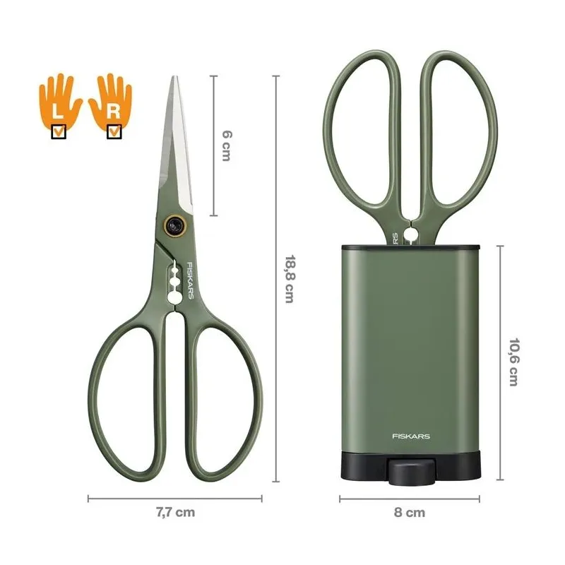 Sodo žirklės Fiskars, 170 mm