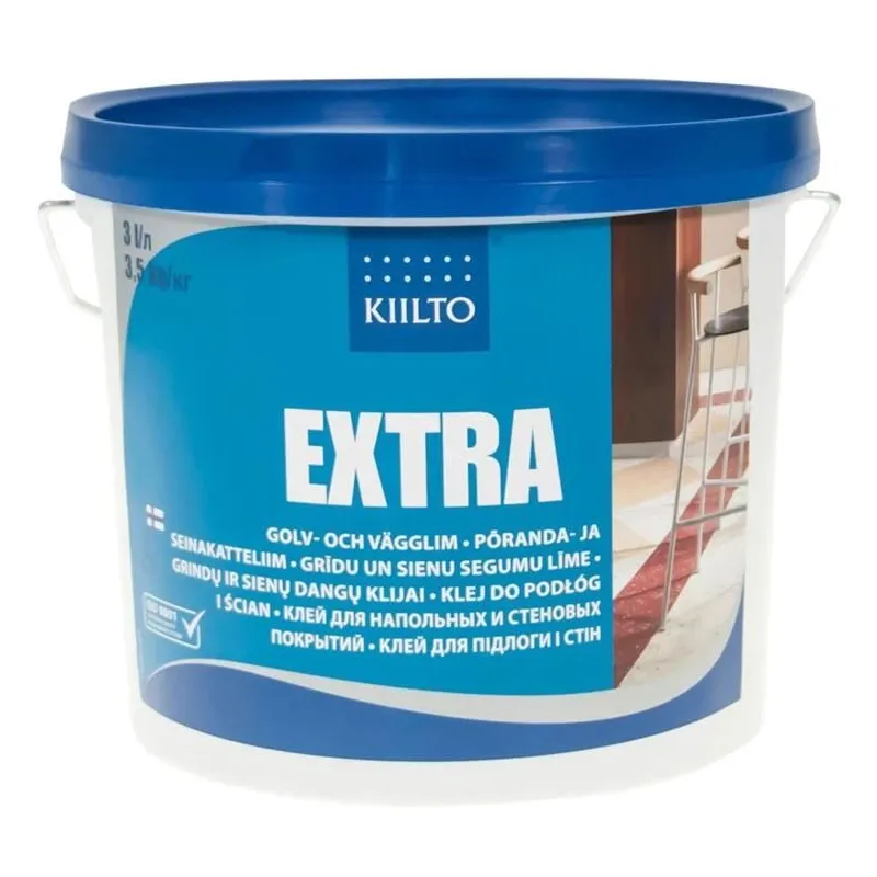 Grīdas segumu līme Kiilto Extra, 3 l