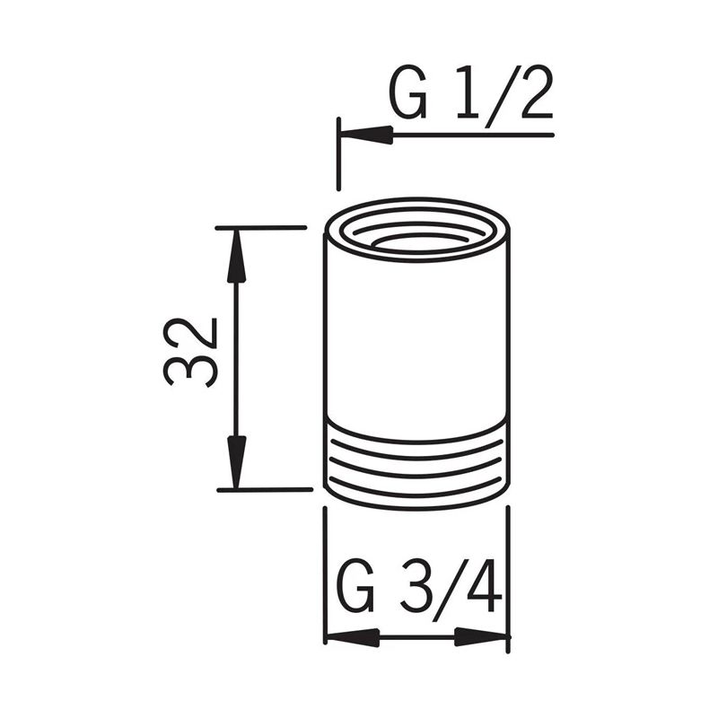 Savienojuma uzmava Oras 158691, 1-2'' – 3-4''