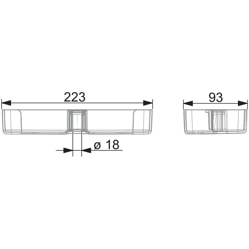 Ziepju trauciņš Oras, 22.3 cm x 9.3 cm