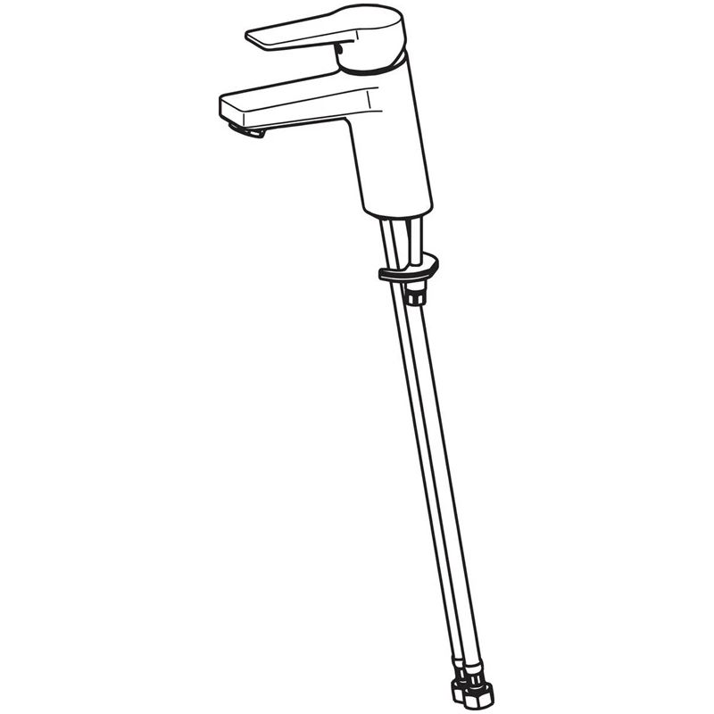 Izlietņu jaucējkrāns Oras Twista 3810F-33. melna