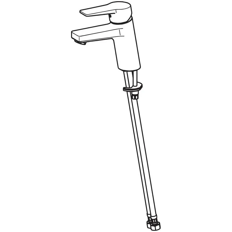 Izlietņu jaucējkrāns Oras Twista 3810F-33, melna krās.