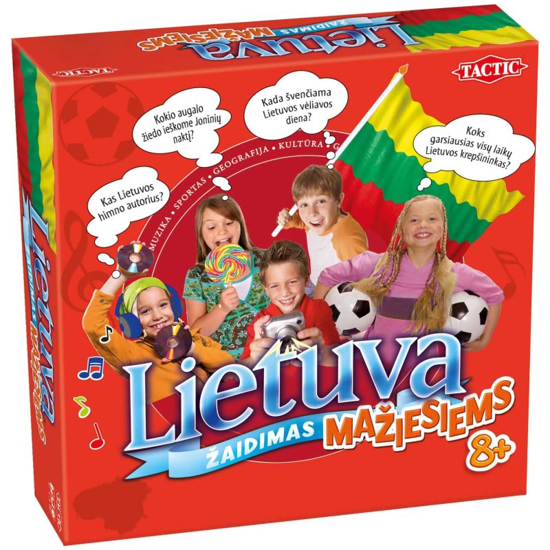 TACTIC Galda spēle Lithuania Trivia Junior, latviešu valodā